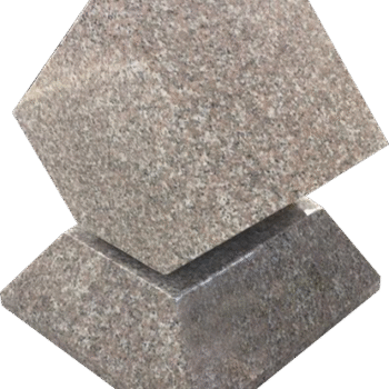 Baby Block 1-0x1-0x1-0 AP Imperial Rose Diamond Shaped Block with Flat Bottom