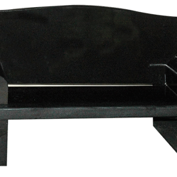 Couch Bench 4-0x0-2x1-5 AP Jet Black Seat 3-6x1-0x0-2.5; (2) Legs 0-5x1-8x2-0