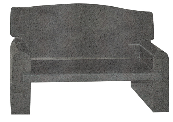 BEN180APLG.png Couch Bench 4-0x0-2x1-5 AP China Grey Seat 3-6x1-0x2.5; (2) Legs 1-8x0-5x2-0 - Image 1