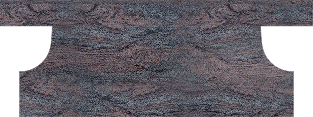 BEN187APPD.png * Pedestal Bench 4-0x1-2x0-4 AP Paradiso Pedestal 3-6x0-8x1-2 - Image 1