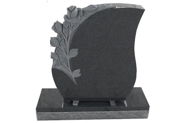 DRP170CADCG.png Tear Drop w/ carved Roses 2-6x0-6x3-0 AP Dark Cloud Grey - Image 1