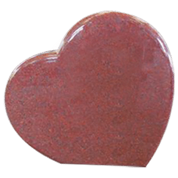 Rounded Tilted Heart 2-0x0-6x1-10 AP India Red