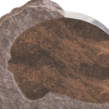 ROCKY 4-0X0-8X3-0 P2 Rustic Brown same rocky design on both front and back