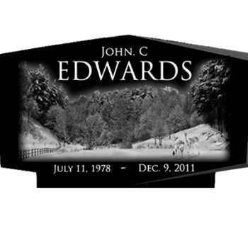 Rooftop w/ Chamfers 3-6x0-8x2-4 AP Jet Black Chamfers and 3/4" Recess on Front Only, Checks on Bottom